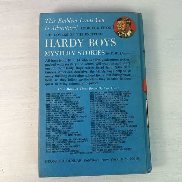 The Hardy Boys Mystery Stories #25 The Secret Panel Hardcover 1969 - Picture 3 of 6